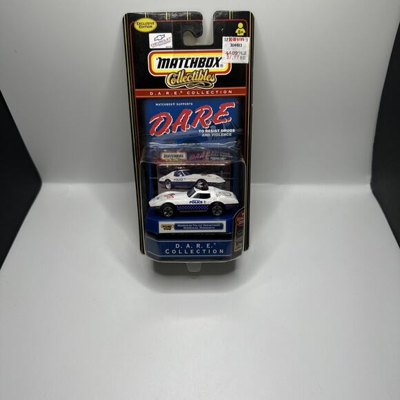 Matchbox Collectibles D.A.R.E Moorhead Police Depart Minnesota Chevy Corvette - Picture 1 of 8
